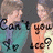 Animated sequence showing two figures with text overlays reading 'Can't you see?', 'Do you love me?', and 'They're in love' against a dark background.