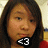 six pixelated images showing a person with long brown hair and red clothing, each displaying different text overlays