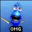 A four- shows a blue fish character with yellow fins and an orange clownfish, each displaying different text overlays