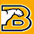 A 2x2 contact sheet of a pixelated animated icon featuring two yellow 'B' logos with white horse head cutouts on the left and a diagonal 'CoolBuddy.com' text on the right, displayed across three sampled frames.