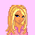 Pixel art of 16 distinct buddy icons featuring 'Girl By Day' and 'Ducky By Night' text, with character portraits and duck-themed clothing on colored backgrounds