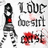A pixelated character with black hair and red chest emblem stands in a dynamic pose, text reads 'I Love One Shit' with blood splatter effects.