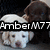 A four- shows a white and brown puppy with text overlays changing