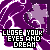 Static pixel art image with purple and white background, repeated text "CLOSE YOUR EYES AND DREAM" in black block letters across the top of each section.