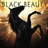 A pixelated black silhouette of a figure with outstretched arms against a warm-toned gradient background featuring faint, partially obscured text.