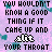 Pixelated text repeats 'YOU WOULDN'T KNOW A GOOD THING IF IT CAME UP AND YOUR THROAT' above a of green and white turtle-like icons on purple background