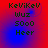 Four identical display text on a red and blue gradient background with pixelated appearance