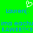 Green background with blue text reading 'Lauren(): Lauren(): ima eachima eachu RAWRR!!<3 RAWRR!!<3' and a white pixelated heart above the text.