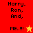 A split-screen pixel art image with red and orange backgrounds displaying text and star symbols.