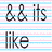 Pixelated text on lined paper background with blue and pink lines, featuring phrases like 'i want you to know' in cyan and red letters.