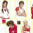 A pixelated collage of five figures in red and white attire against a light background, with a red displaying 'High School Musical 3' text