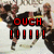 Pixelated hockey scene with red text overlays reading "OUCH !!!!!!!" and "WHO SAID GOALIE WASN'T DANGEROUS?" over players on ice.