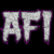 Animated contact sheet showing four frames of a buddy icon with AFI branding, text elements, and character silhouettes in motion.