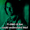 Two side-by-side frames of a person with long hair in a dark, green-tinted environment, each with overlaid text.