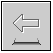 16 pixel-art button states showing left-pointing arrows in white or red on gray backgrounds with varying designs and shadows