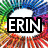 A static image with two white cloud-shaped speech bubbles on a colorful radial background, containing text and symbols.