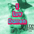 Pixelated image with cyan and green background featuring red-outlined cyan text reading 'Luv Dorren' and a small red rectangle above the text.