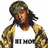 Pixelated image of a person with long hair wearing camouflage clothing and a white shirt, accompanied by pixelated text blocks on black background.