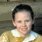 A 48x48 pixel buddy icon split into two frames showing a person in a yellow sweater on the left and green text reading "Original Icons .com" on the right, with visible pixelation and low-resolution rendering.