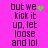 Pixelated text on bright pink background with green pixel clusters changing position across frames.