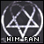 Pixelated icon with white geometric shapes forming a stylized design on dark gray background, text "HIM-FAN" in blocky font at bottom.