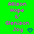 Green background displays repeated text with changing symbols; pink and blue pixelated characters form names and icons.