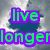 Green text with purple outlines on a cloudy sky background, displaying four phrases arranged in two
