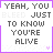 A 5x5 contact sheet of animated frames from a pixel art buddy icon featuring repeating text phrases in dark gray on white background with purple borders, showing frame-to-frame variations in repeated lyrics.