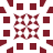 A static pixel art composition featuring a central four-lobed star shape surrounded by eight square and four quarter-circle elements arranged in a circular pattern on a white background.