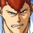 Pixelated anime-style character with red hair and stern expression, next to black background with white text "Anime IM" and "COM".