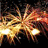 Animated sequence showing a bright explosion with golden sparks, transitioning to a glowing pink and white shape against dark background.