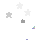 Static pattern of white, gray, and purple star shapes scattered across a light gray background with small blue dots.