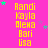 A static image with a bright pink background displays four vertical of yellow text listing names, surrounded by scattered green and purple stars