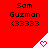 Red background displays three of identical text and heart icons with varying pixelated heart states
