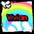 Pixelated rainbow background with white clouds and a small white butterfly icon, displaying red text that changes across frames.