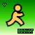 Two pixelated yellow stick figures on green gradient background, each with a heart symbol above and 'ADDICT' text below.