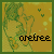 Animated contact sheet of a cartoon character with green hair and yellow body performing repetitive motion on a yellow background with white dots, text "corefree" visible in each frame.