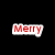 Pixelated holiday-themed image with red text and two chibi-style characters in Santa hats against a black background.