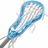 Pixelated blue and white lacrosse stick on left, blue background with white stars and 'Bring it!' text on right.