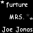 Black background with white pixelated text and stars, displaying repeated names and titles in a pattern