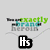 Animated icon with green and blue text above black-and-white lettering on a light gray background.