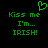 Green pixelated text and heart symbol on black background, two identical static frames side-by-side.