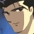 Pixelated anime-style character face with black background and white text "Anime IM" on right side, displayed as a contact sheet frame.