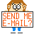 Pixelated cartoon character with brown hair, orange shirt, blue pants, and white shoes appears in multiple poses including holding a sign, walking, and standing with hands on hips.
