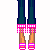 Pixel art contact sheet showing multiple frames of a blonde female character in pink top and dark pants with text overlays reading "high class bitch" and "n a killa kiss" on bright pink background.