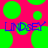 A static image with a bright pink background covered in green circles of varying sizes, featuring blue text reading 'LINDSEY LINDSEY' overlaid on the lower portion.