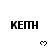 Black pixelated text 'KEMH' above a pixelated heart that changes from open to closed shape across frames.