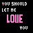 A 5x5 contact sheet of animated frames showing a pixel art animation with text and heart symbols on a black background, where the word "LOVE" alternates between pink and white colors across frames.