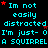 A static digital image with cyan text on a black background, displaying repeated phrases and a red star symbol.