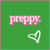 Static 50x50 pixel icon with green background, pink text reading "PREPPY", and white heart outline symbol.